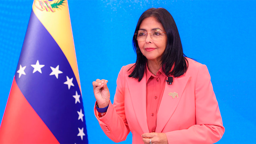 Delcy Rodríguez responde ante pretensiones de anexión: «Jamás seremos el estado 51 de&nbsp;EE.UU.»