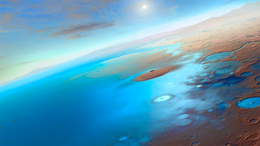 Así de azul llegó a ser el planeta Marte en su juventud, según&nbsp;científicos