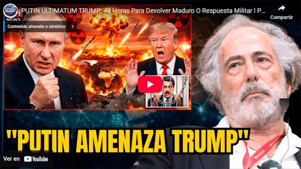 PUTIN DA ULTIMATUM A TRUMP: 48 Horas Para Devolver a Maduro&nbsp;(Video)