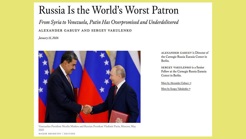 El “potemkinismo” es responsable de las falsas percepciones sobre la falta de fiabilidad de&nbsp;Rusia