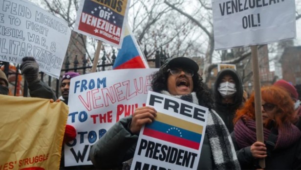 Las calles de Nueva York se llenan de carteles exigiendo la liberación de Maduro y Cilia (+&nbsp;Video)