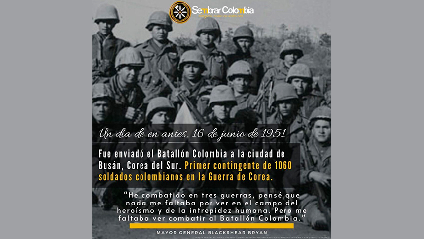 Marco Alirio y el Batallón Colombia en la guerra de&nbsp;Corea