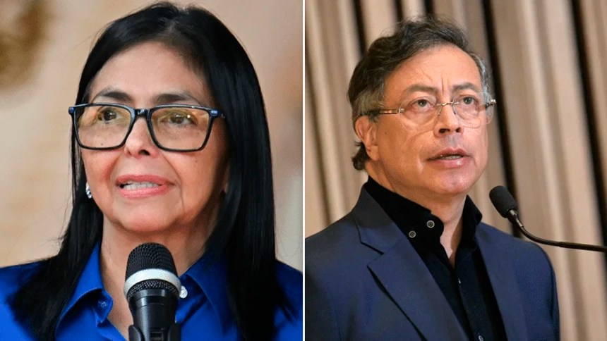 Delcy Rodríguez confirma conversación con Petro y anuncia reunión&nbsp;binacional
