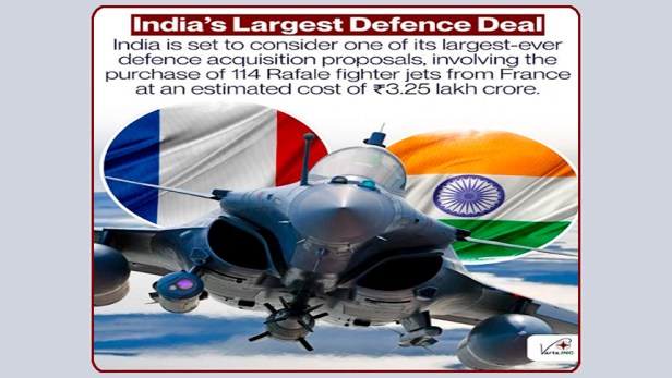 La supuesta compra planeada por la India de más de 100 Rafale podría tener motivos políticos&nbsp;parciales.