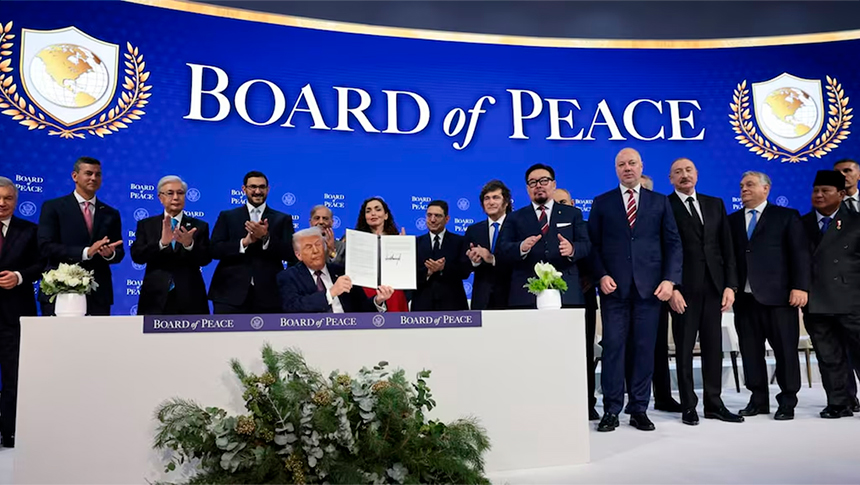 ¡No a la Junta de Paz de Trump! ¡Fuera Israel de Gaza! ¡Palestina libre del Río al&nbsp;Mar!