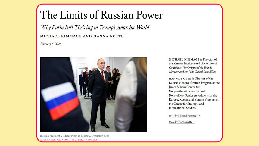 Los reveses de Rusia en el exterior no se deben a la operación&nbsp;especial