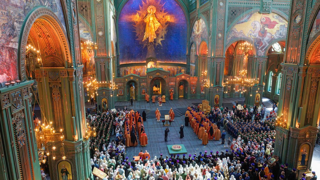VIDEO: Solemne misa de Pascua en la Catedral de las Fuerzas Armadas de&nbsp;Rusia