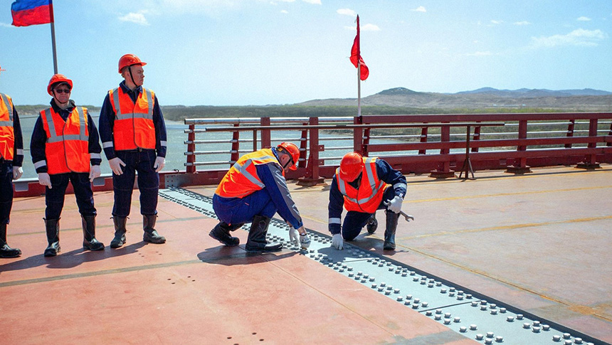 Сompletan puente que conectará Rusia y la RPDC&nbsp;(Video)