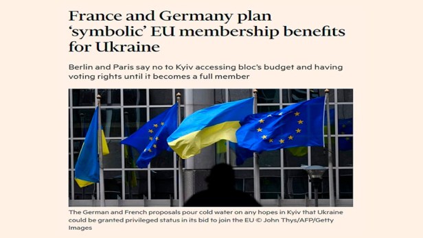 Un análisis de la presión ejercida por la Entente franco-alemana para lograr la adhesión simbólica de Ucrania a la&nbsp;UE.