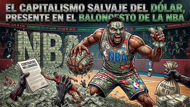El capitalismo salvaje del dólar, presente en el baloncesto de la&nbsp;NBA