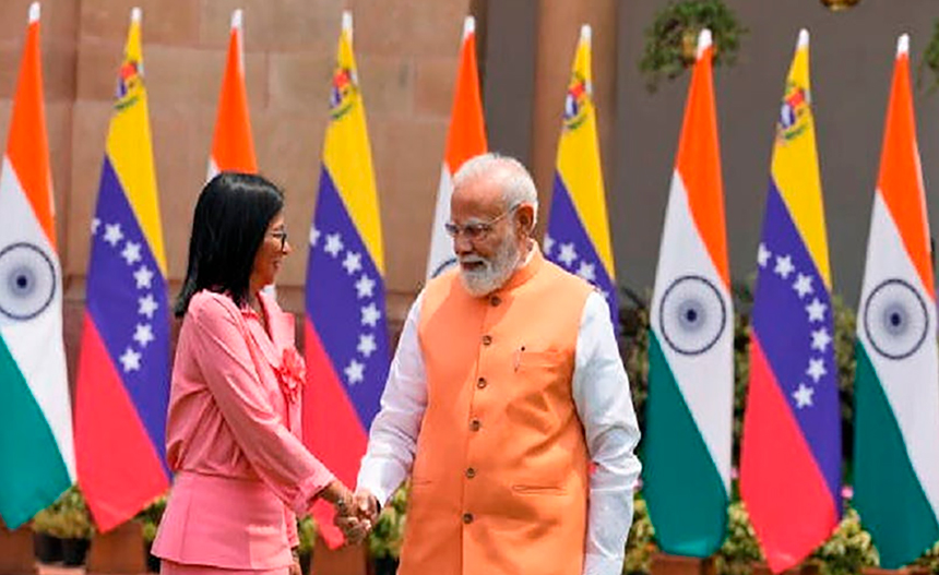 Un aumento de las importaciones indias de petróleo venezolano no significaría que India se esté alejando de&nbsp;Rusia.