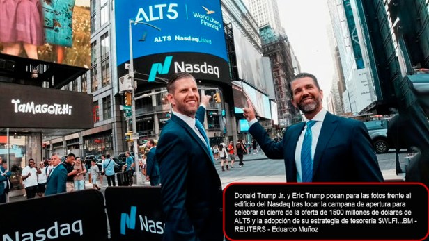 Cómo la familia Trump construyó un imperio criptográfico sin riesgos… y endosó las pérdidas a los&nbsp;inversores
