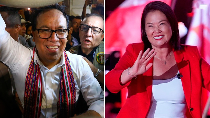 EMPATE TÉCNICO: Sánchez supera a Fujimori en el conteo en&nbsp;Perú