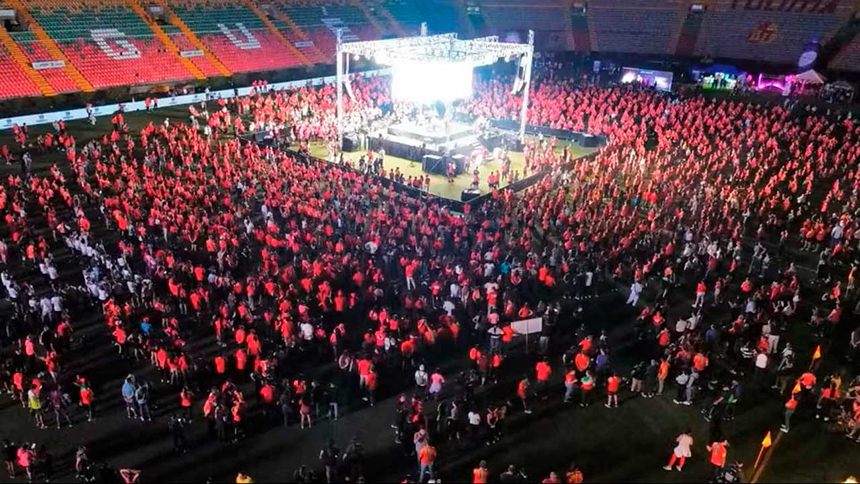 Gobierno Petro lideró en Ibagué la más grande Actividad Física Musicalizada de&nbsp;Latinoamérica