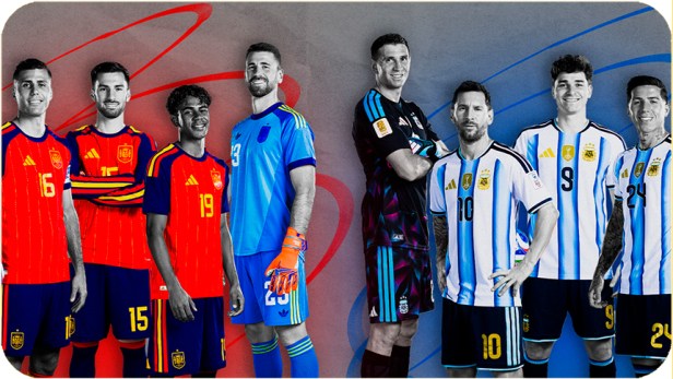España-Argentina, duelo de titanes inédito: el campeón de Europa y de América se baten en el&nbsp;Mundial
