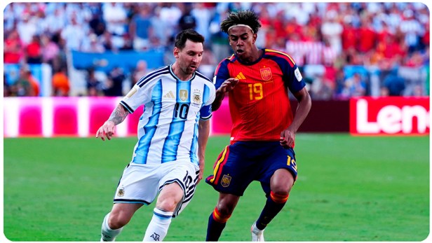 Lamine Yamal revela qué le dijo Messi tras la final del&nbsp;Mundial