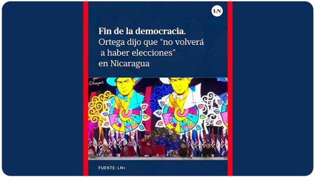 ¿Cómo se fabrica una noticia?, asunto&nbsp;Nicaragua
