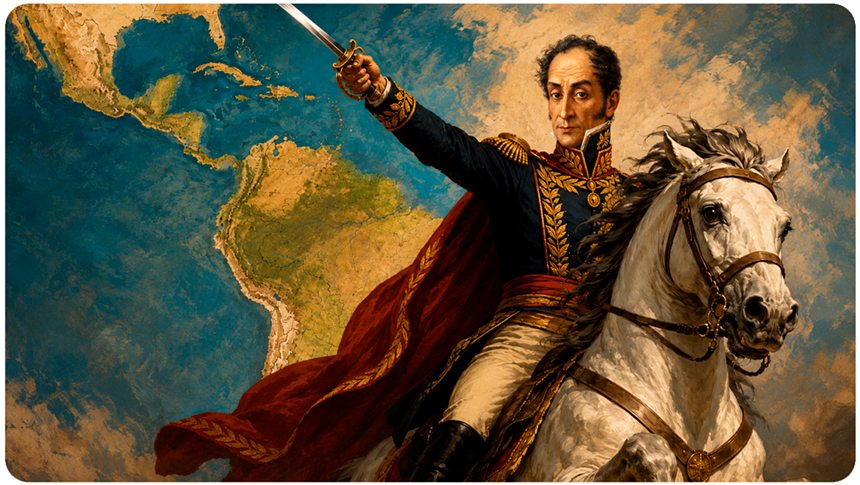 El heroico Bolívar, el de la Patria&nbsp;Grande