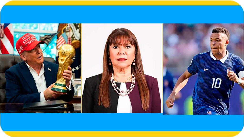 Trump, la senadora Celeste y Mbappé, voces para el mal y bien del  futbol y la dignidad&nbsp;humana