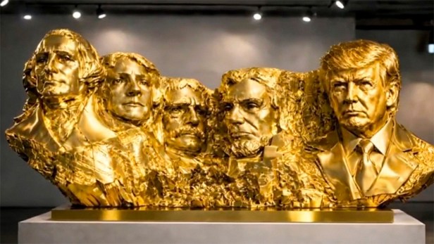 Trump ‘se talla’ en el Monte&nbsp;Rushmore