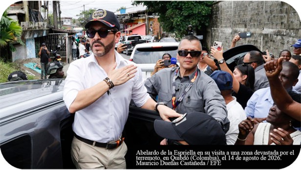 De la Espriella, presidente en TikTok: dos semanas gobernando a golpe de vídeo tras el&nbsp;terremoto