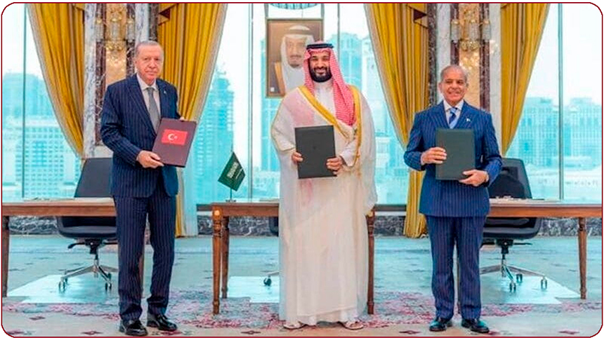 La alianza pakistaní-saudí-turca plantea problemas para India, Irán e&nbsp;Israel.