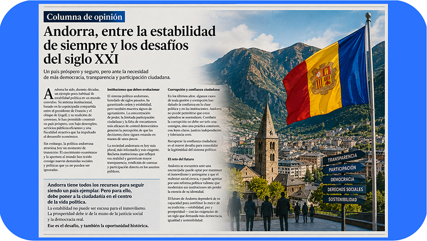 Andorra: entre la estabilidad y el desafío&nbsp;democrático