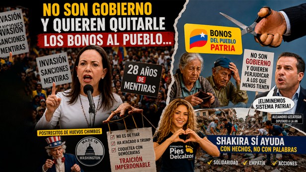 No son gobierno y quieren quitarle los bonos al&nbsp;pueblo…