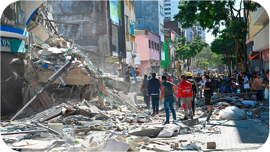 Colombia da nuevo balance de víctimas tras devastador&nbsp;terremoto