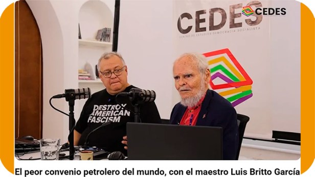 El peor convenio petrolero del mundo, con el maestro Luis Britto García&nbsp;(VIDEO)