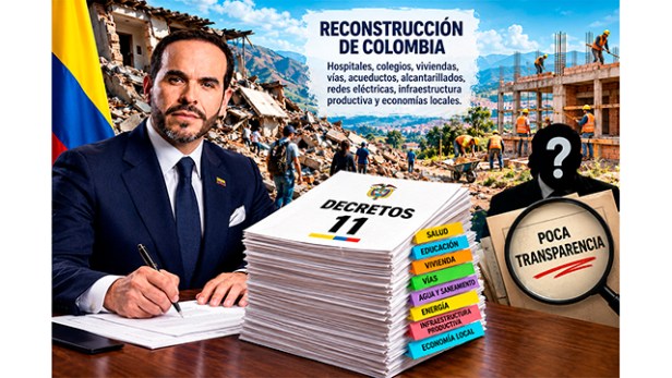 Abelardo expide 11 decretos para la reconstrucción: mucho poder, poca&nbsp;transparencia