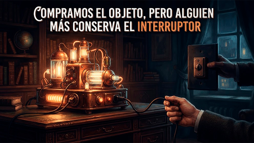 COMPRAMOS EL OBJETO, PERO ALGUIEN MÁS CONSERVA EL&nbsp;INTERRUPTOR