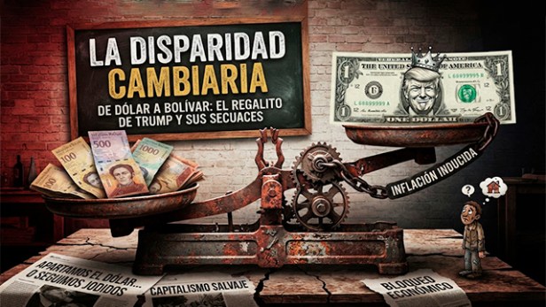 La disparidad cambiaria de dólar a bolívar el regalito de Trump y sus&nbsp;secuaces