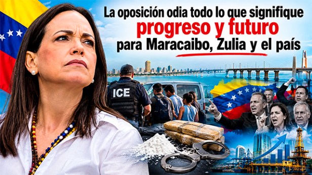 La oposición odia todo lo que signifique progreso y futuro para Maracaibo, Zulia y el&nbsp;país