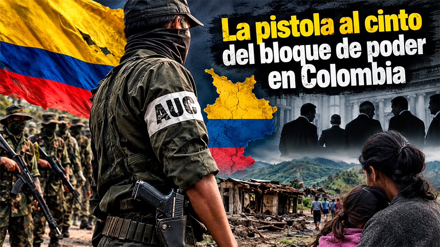 La pistola al cinto del bloque de poder en&nbsp;Colombia