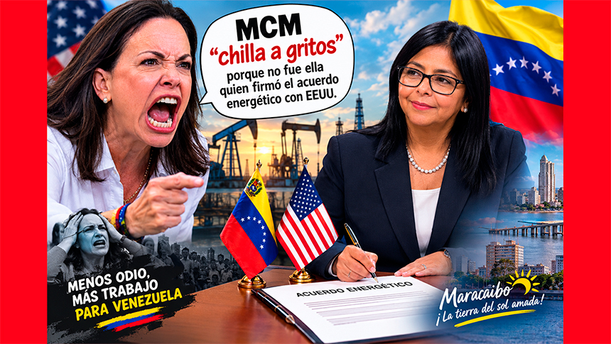 MCM «chilla a gritos» porque no fue ella quien firmó el acuerdo energético con&nbsp;EEUU.