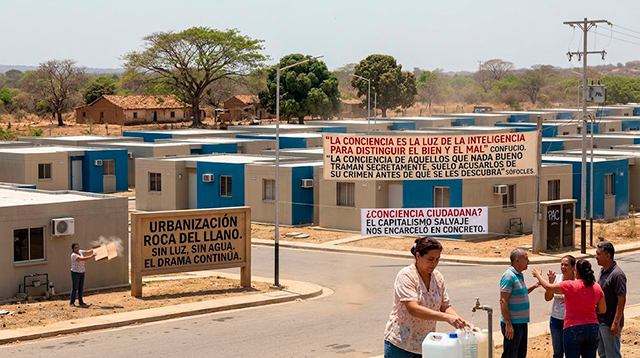 ¡El drama de una urbanización! ¿Cuántas más en la misma&nbsp;situación?