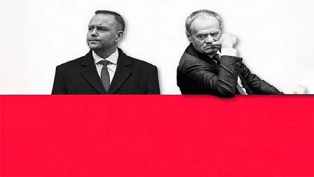 Nawrocki condenó el antiamericanismo de Tusk y su alarmismo sobre&nbsp;Rusia.