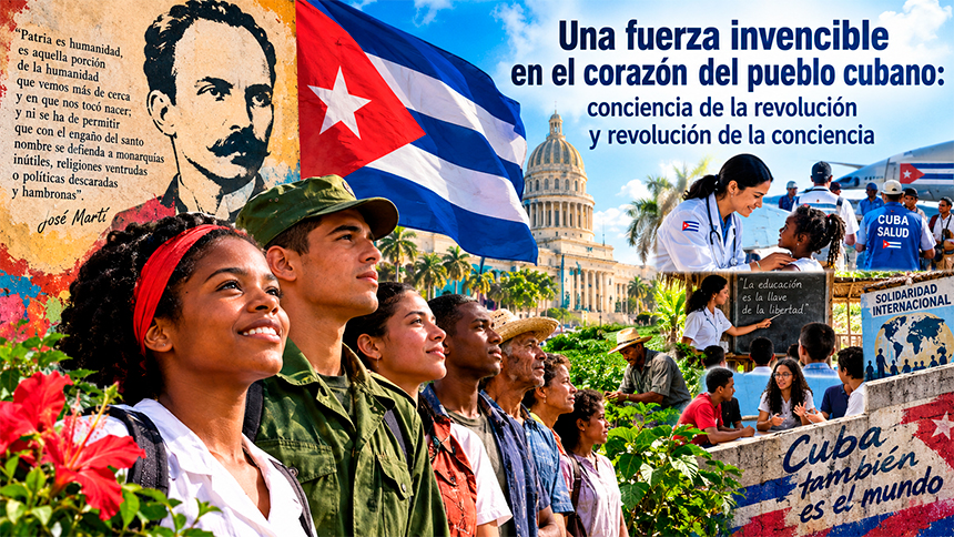 Una fuerza invencible en el corazón del pueblo cubano: conciencia de la revolución y revolución de la&nbsp;conciencia